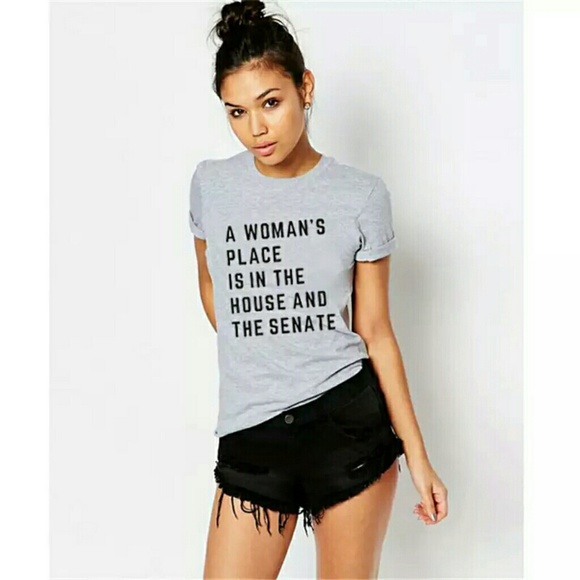 House + Senate Feminist Graphic Text Tee - Picture 3 of 8